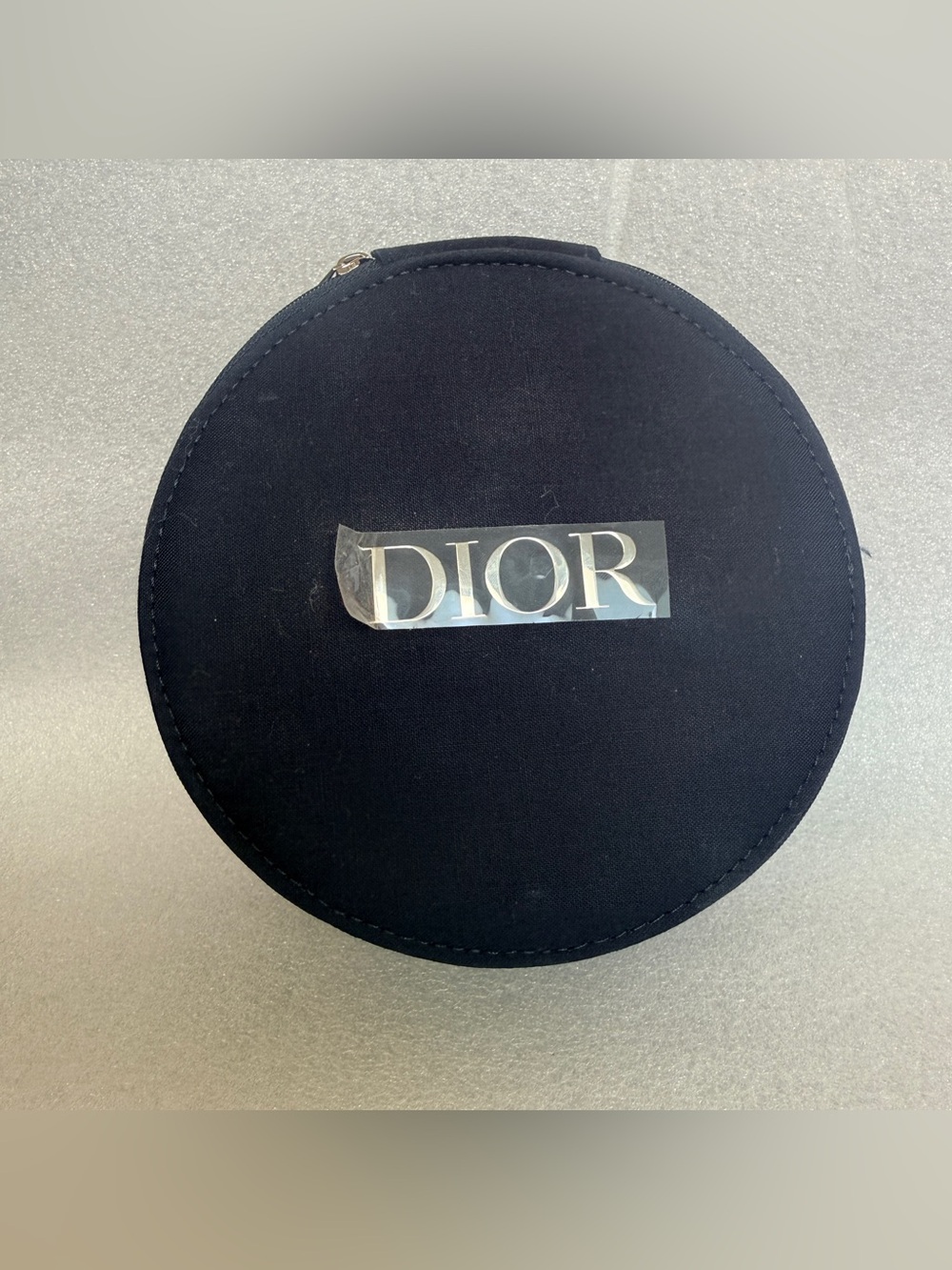 Dior Round Black Cosmetic Case